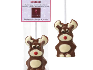 Rudolph Hot Chocolate Stirrer