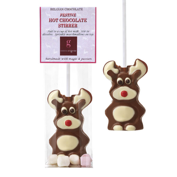 Rudolph Hot Chocolate Stirrer